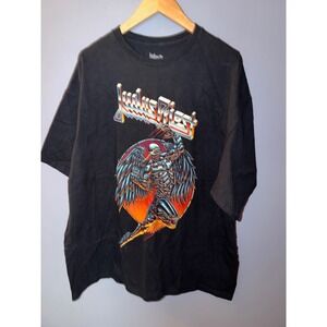 Judas Priest Painkiller Black Graphic T-Shirt Mens 2XL Heavy Metal Tee